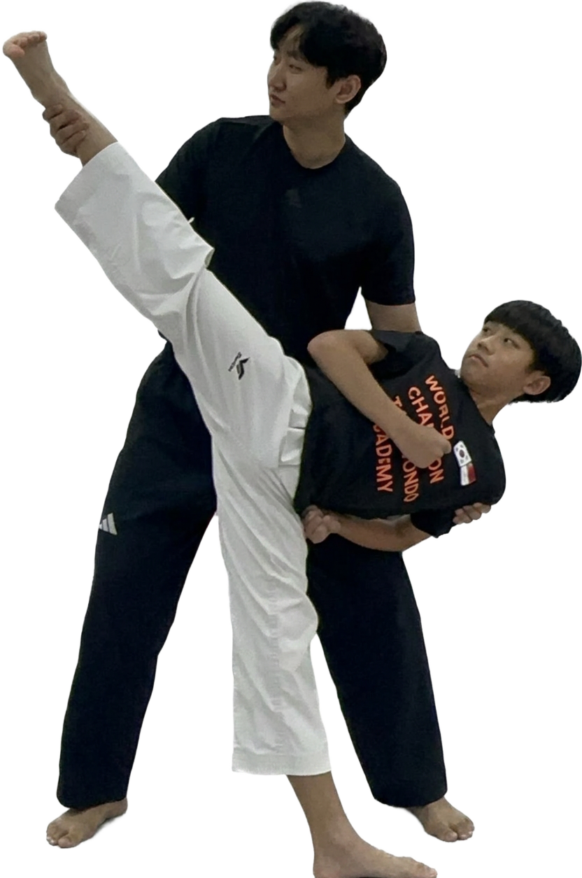 Coach Liam demonstrating technique